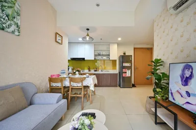 Cozy 2 Bedrooms Condo in T1 Masteri Thao Dien, Fully Furnished With Full Amenities – Fotos 2
